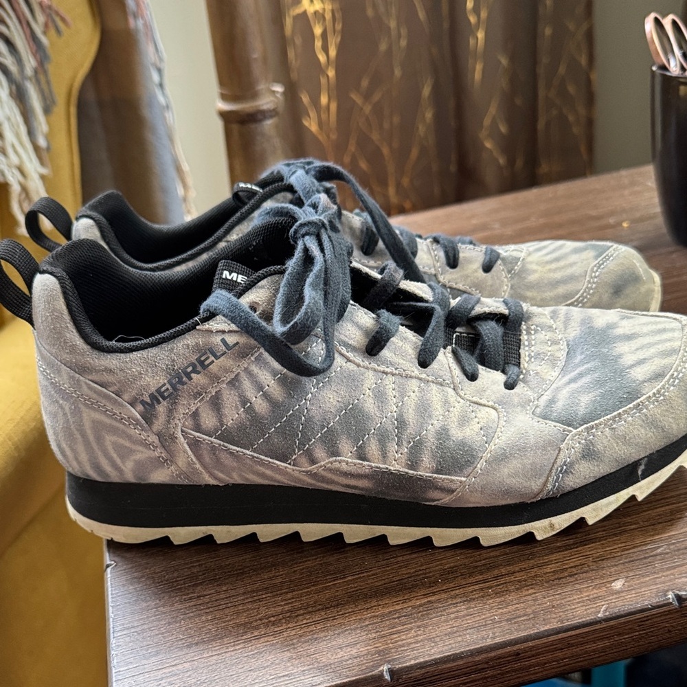 Merrell Black and Gray Athletic Shoes